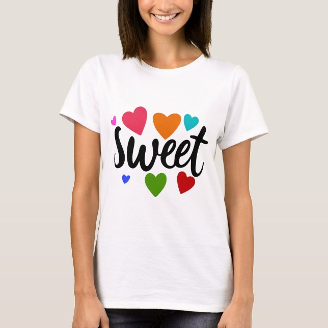 T-shirt chères amours  (Devant)