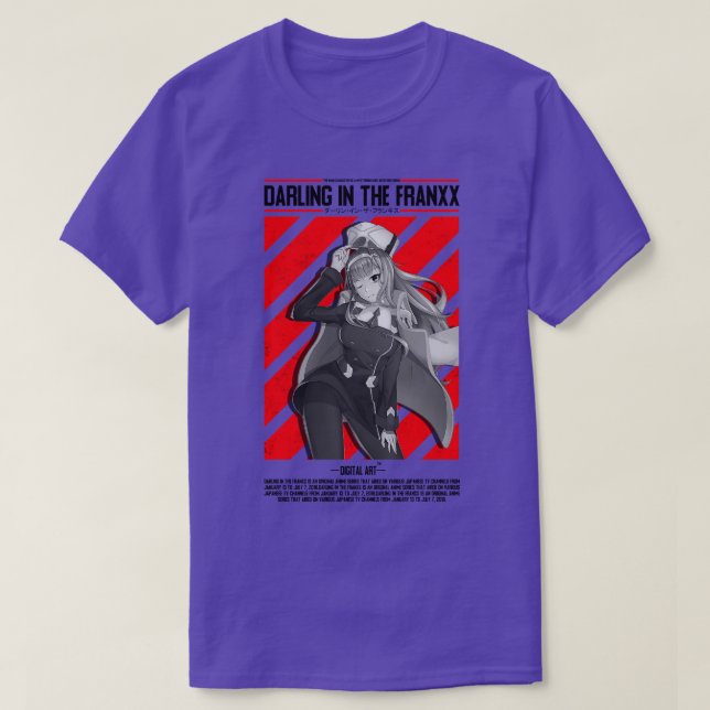 T-shirt Chéri Dans Le FranXX 6 (Design devant)