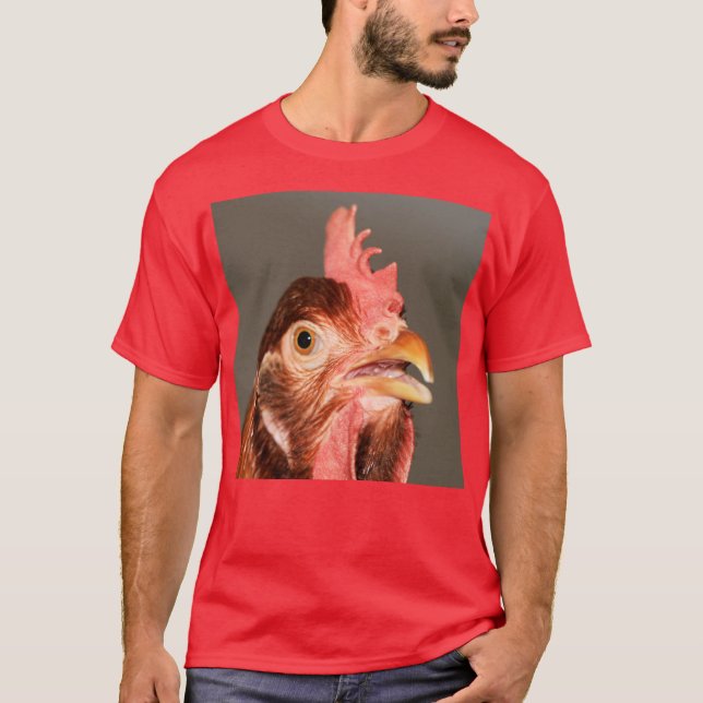 T-shirt Chéri... je veux dire bawk (Devant)