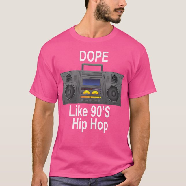 T-shirt Chérie Comme Hip hop Des Années 90 Vieux École Boo (Devant)