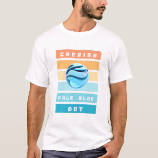 T-shirt Cherish Pale Blue Dot pour Jour des terres