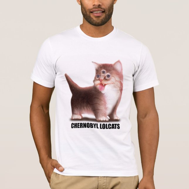 T-shirt Chernobyl LOLCATS (Devant)