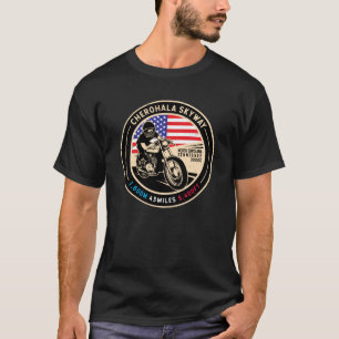 T-shirt Cherohala Skyway National Pittoresque Byways Motor