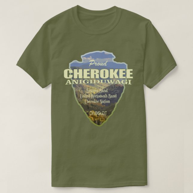 T-shirt Cherokee (flèche) (Design devant)