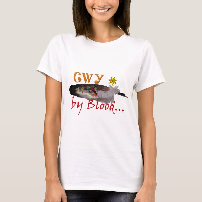 T-shirt Cherokee par sang (Devant)