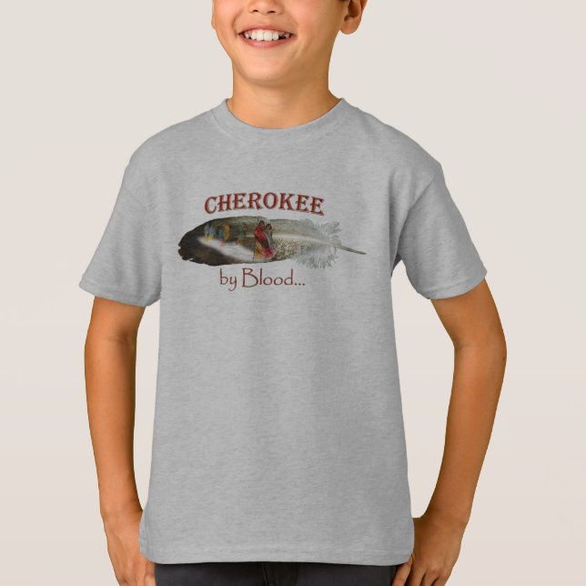 T-shirt Cherokee par sang (Devant)