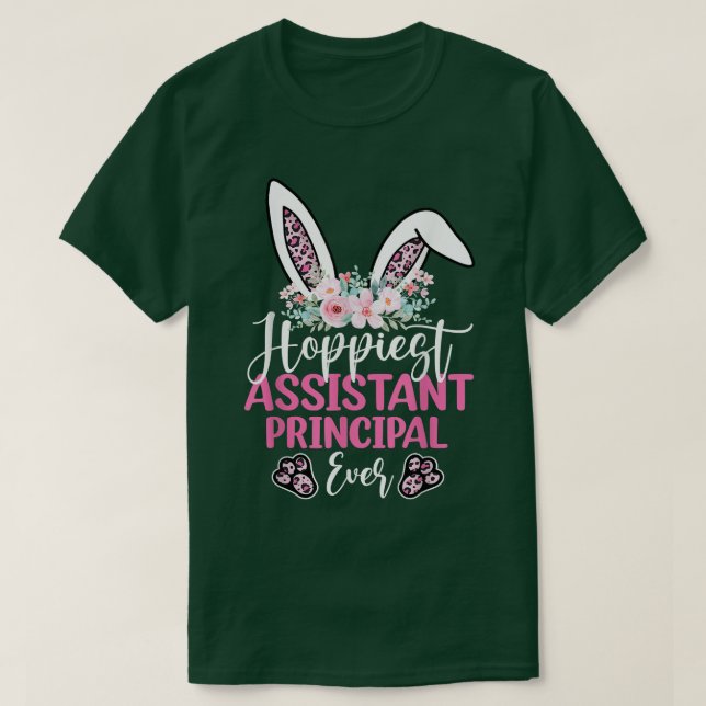 T-shirt Cherpiest adjoint principal jamais Leopard Bunny E (Design devant)