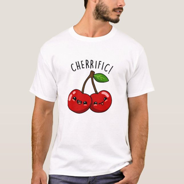 T-shirt Cherrific Funny Red Cherry Pun (Devant)