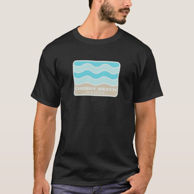 T-shirt Cherry Beach Maryland Beach Vacation Souvenir (Devant)