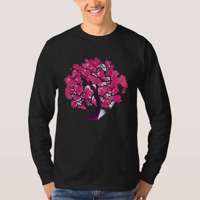 T-shirt Cherry Blossom Beauty Tree of Life (Devant)