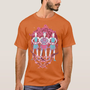 T-shirt Cherry Blossom Cheerled Sakura Cheerled Team C