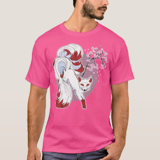 T-shirt Cherry Blossom Japonais Neuf Queue Fox