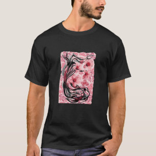 T-shirt Cherry Blossom Koi japonais Koi Carp Spring Nishik