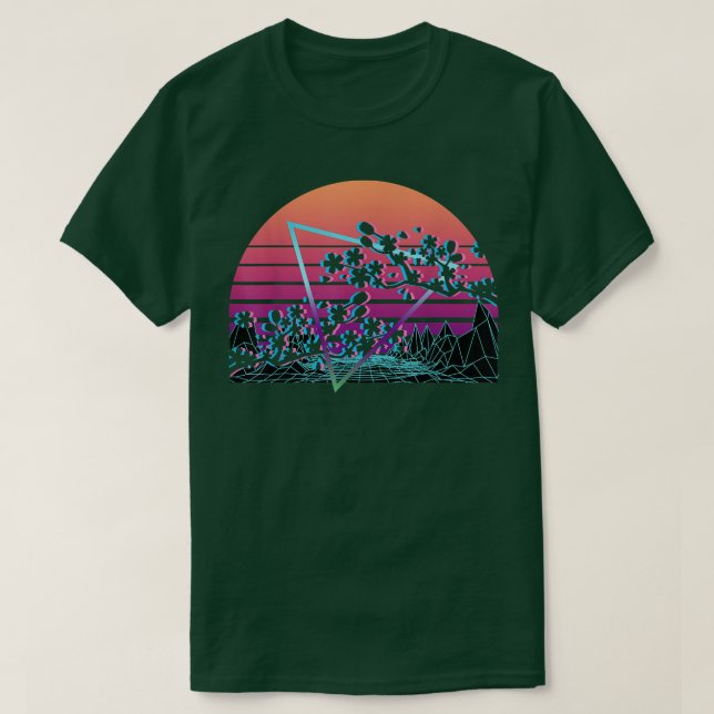 T-shirt Cherry Blossom Retro 221 (Design devant)
