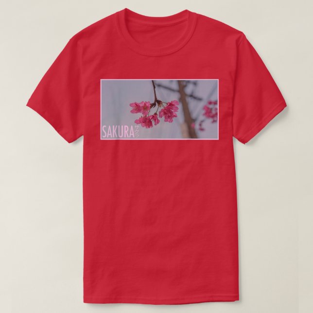 T-shirt Cherry Blossom Sakura Graphic  (Design devant)