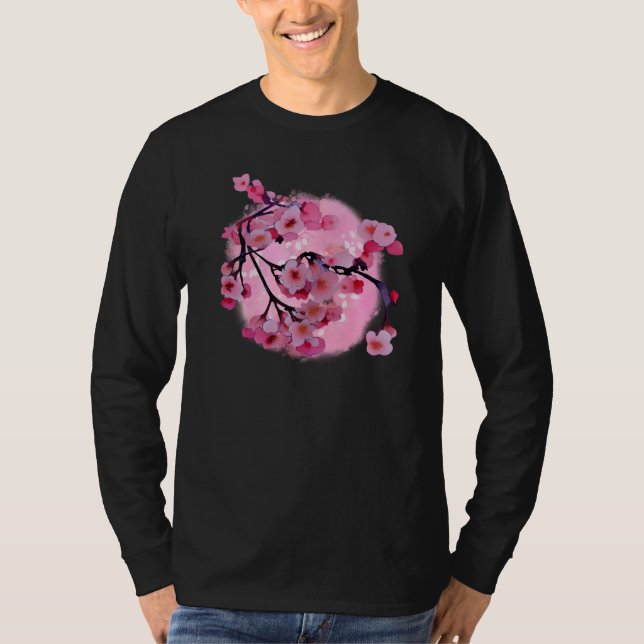 T-shirt Cherry Blossom Sakura Japanese (Devant)