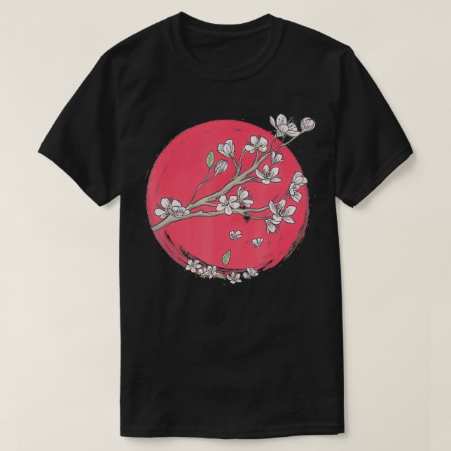 T-shirt Cherry Blossom Sakura Japon (Design devant)