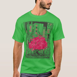 T-shirt Cherry Blossom Tree Ville Sakura Anime Art Graphiq