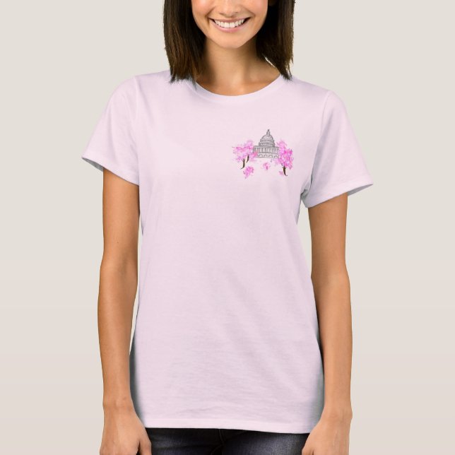T-shirt Cherry Blossom, Washington DC (Devant)