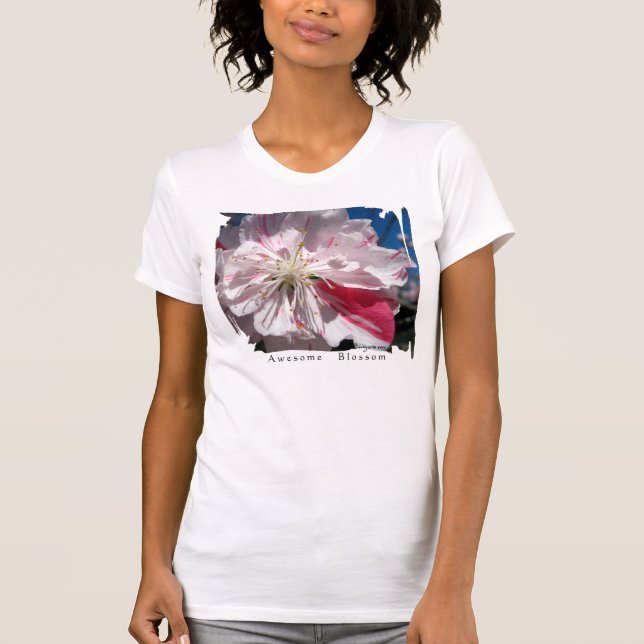 T-shirt Cherry Blossom White Bloom Débardeur (Devant)