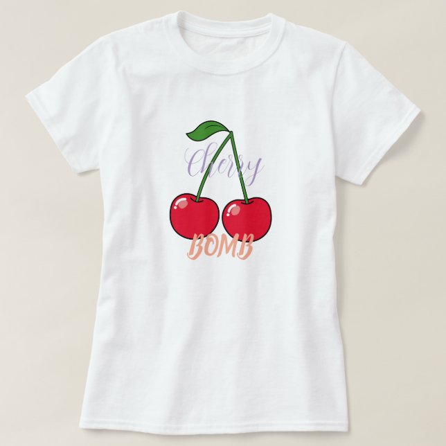 T-shirt cherry bomb (Design devant)