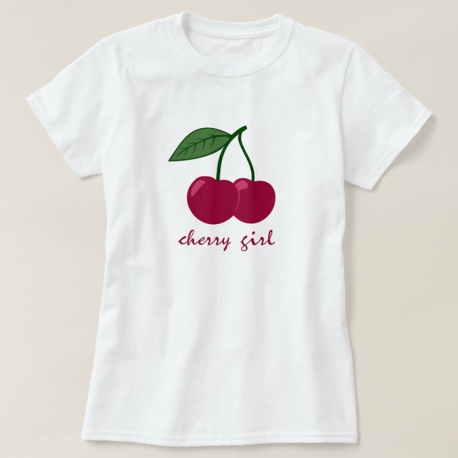 T-shirt Cherry Girl (Design devant)