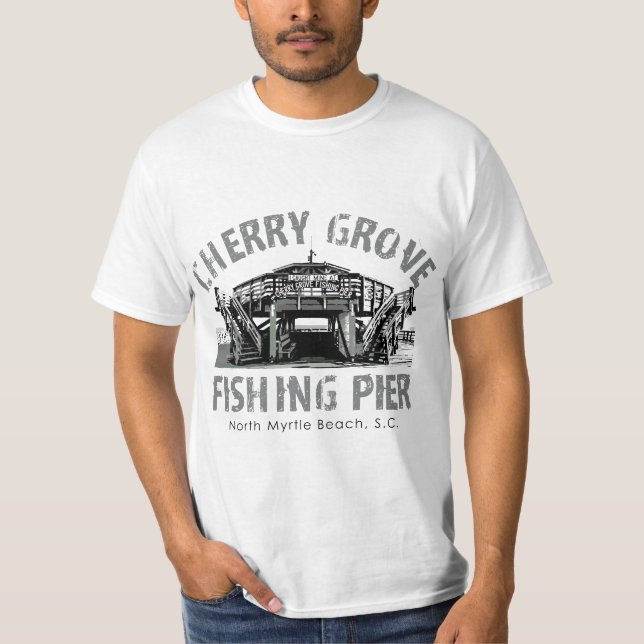 T-shirt Cherry Grove Pier North Myrtle Beach S.C. Dock Pho (Devant)