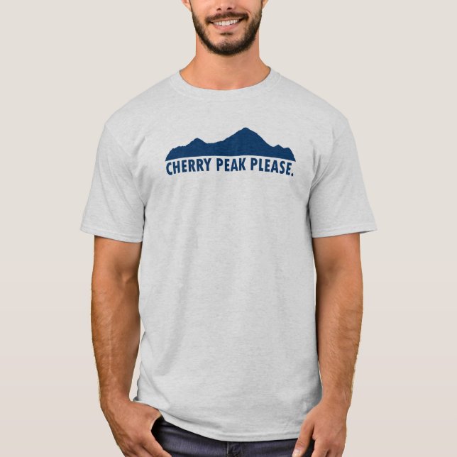 T-shirt Cherry Peak Resort S'il vous plaît (Devant)