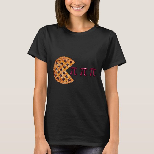 T-shirt Cherry Pie Pi Jour 3.14 Symbole Math Geek Enseigna (Devant)