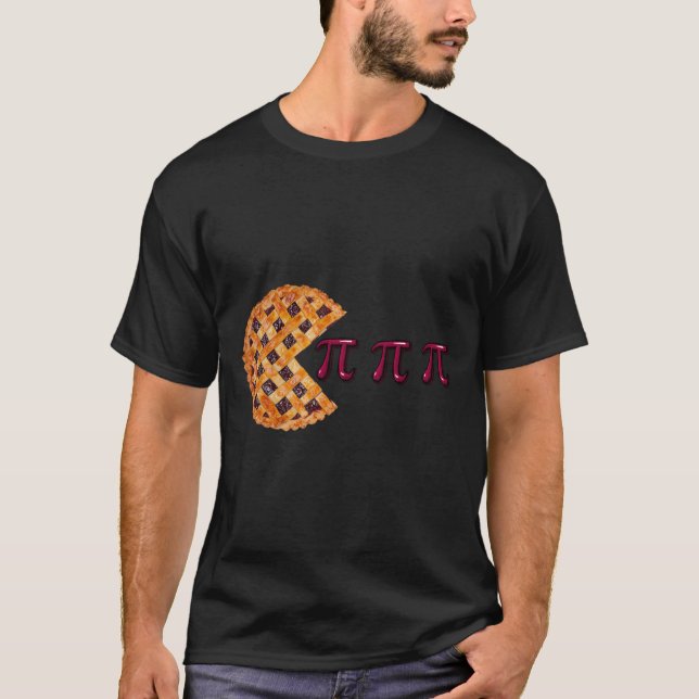T-shirt Cherry Pie Pi Jour 3.14 Symbole Math Geek Enseigna (Devant)