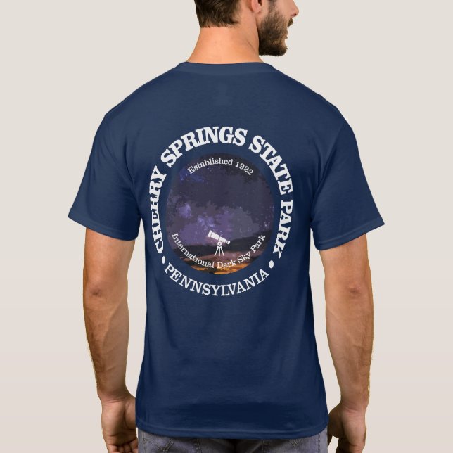 T-shirt Cherry Springs SP (Dos)