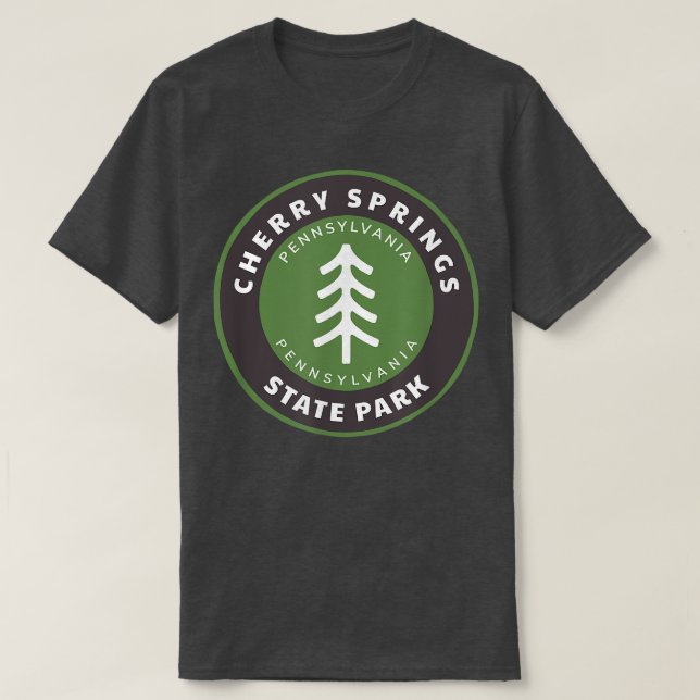 T-shirt Cherry Springs State Park Pennsylvania PA Vacances (Design devant)