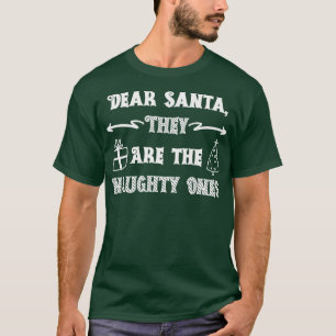 T-shirt Chers Père Noël, ils sont les méchants
