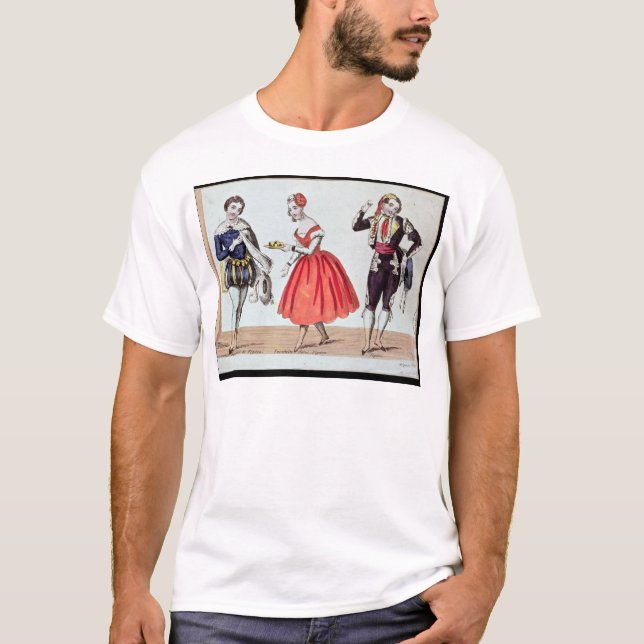 T-shirt Cherubino, Fanchette et Figaro (Devant)