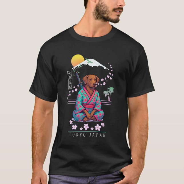 T-shirt Chesapeake Bay Retriever Chessie (Devant)