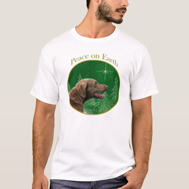 T-shirt Chesapeake Bay Retriever Paix (Devant)
