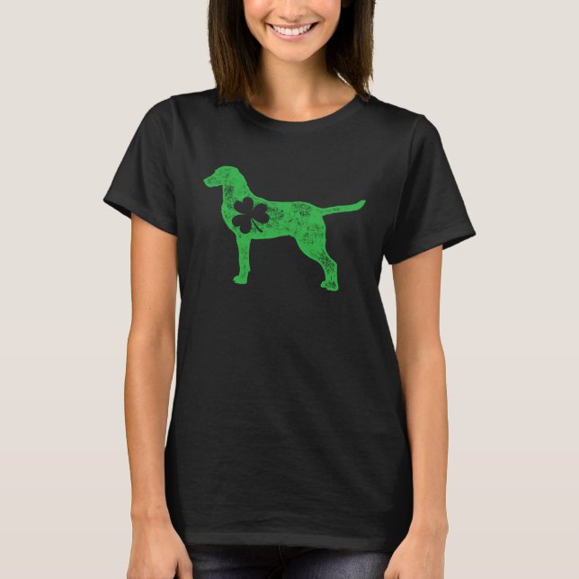 T-shirt Chesapeake Bay Retriever St Patrick s Day Boys Sha (Devant)