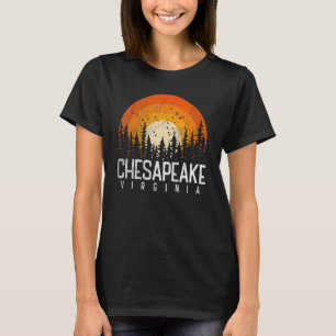 T-shirt Chesapeake Virginia VA Vintage les années 70 80s 9