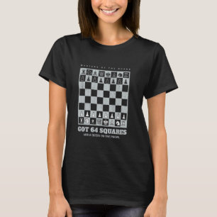 T-shirt Chess Drôle Joueur Plaisanterie, Checkmate