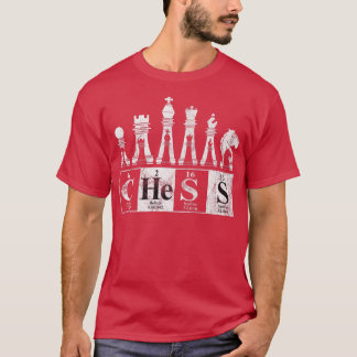 T-shirt Chess Element Science Chess Joueur Nerd Premium
