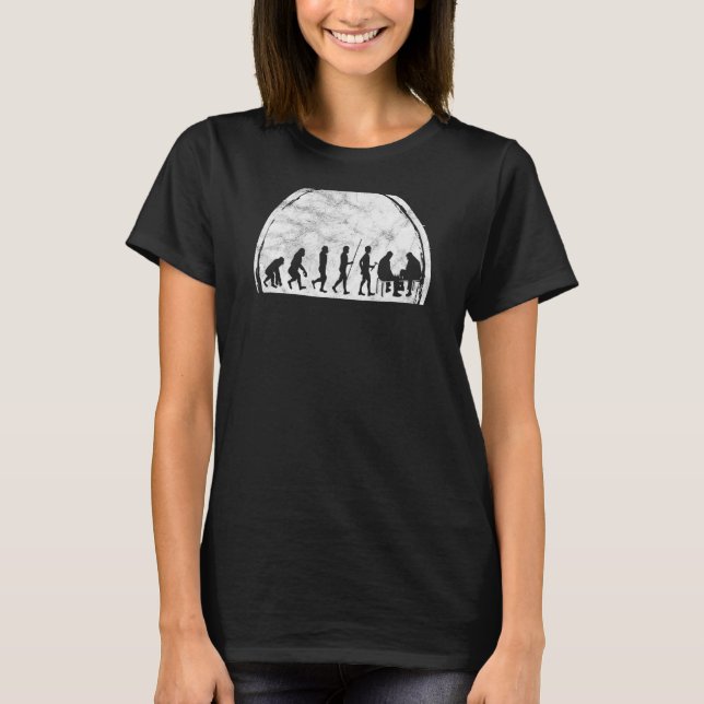 T-shirt Chess Evolution Board Jeu Checkmate Chessboard Kn (Devant)