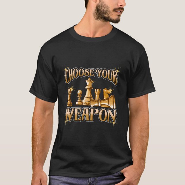 T-shirt Chess Funny Vêtements Cadeau (Devant)