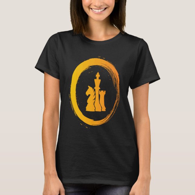 T-shirt Chess game Hobby Chess (Devant)