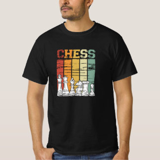 T-shirt Chess game retro vintage