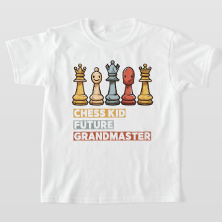 T-shirt Chess Kid Future Grandmaster: Gift for Young Chess