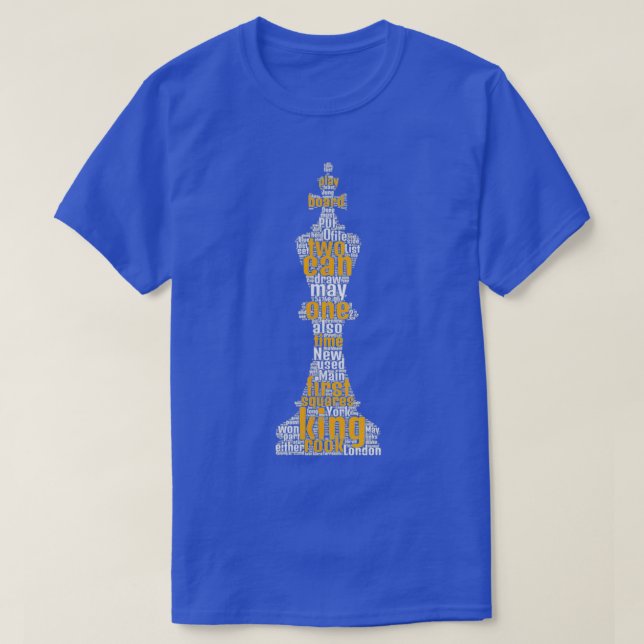 T-shirt Chess King Knight Tactique Jeu Queen Checkmate Mov (Design devant)