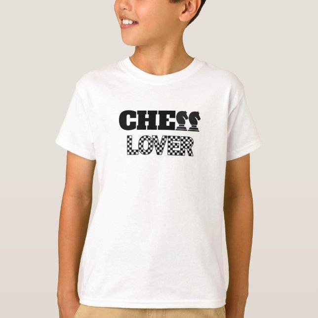 T-shirt Chess Lover Black Knights Creative Unique Jeu (Devant)
