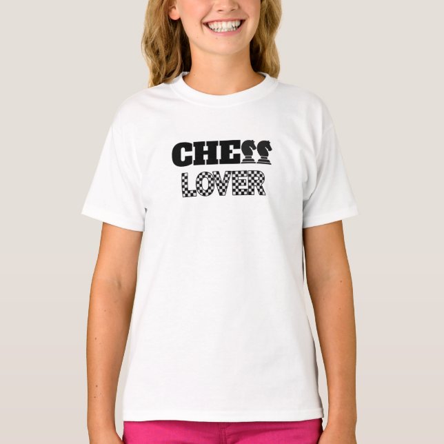 T-shirt Chess Lover Black Knights Creative Unique Jeu (Devant)