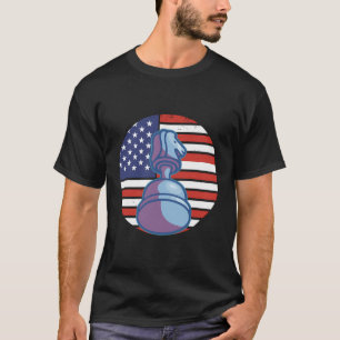 T-shirt Chess Piece America Chess Piece
