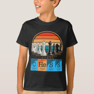 T-shirt Chess Pièces Chimie Éléments Jeu de plateau int